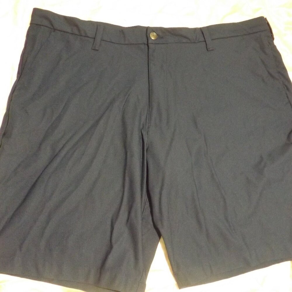 SWISSTECH Men's Performance Shorts Size 42 Navy Blue Hidden Zip Pocket